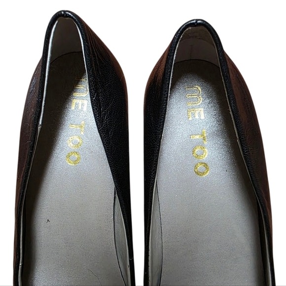 Me Too Classic Black Leather Pumps - Picture 4 of 5